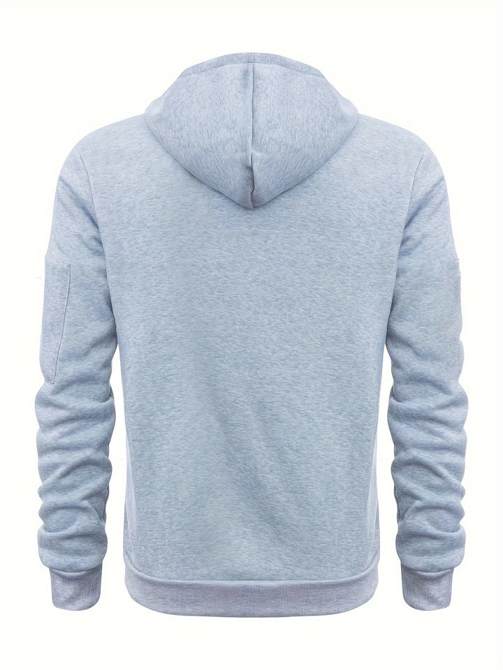 Men's zip-up hoodie