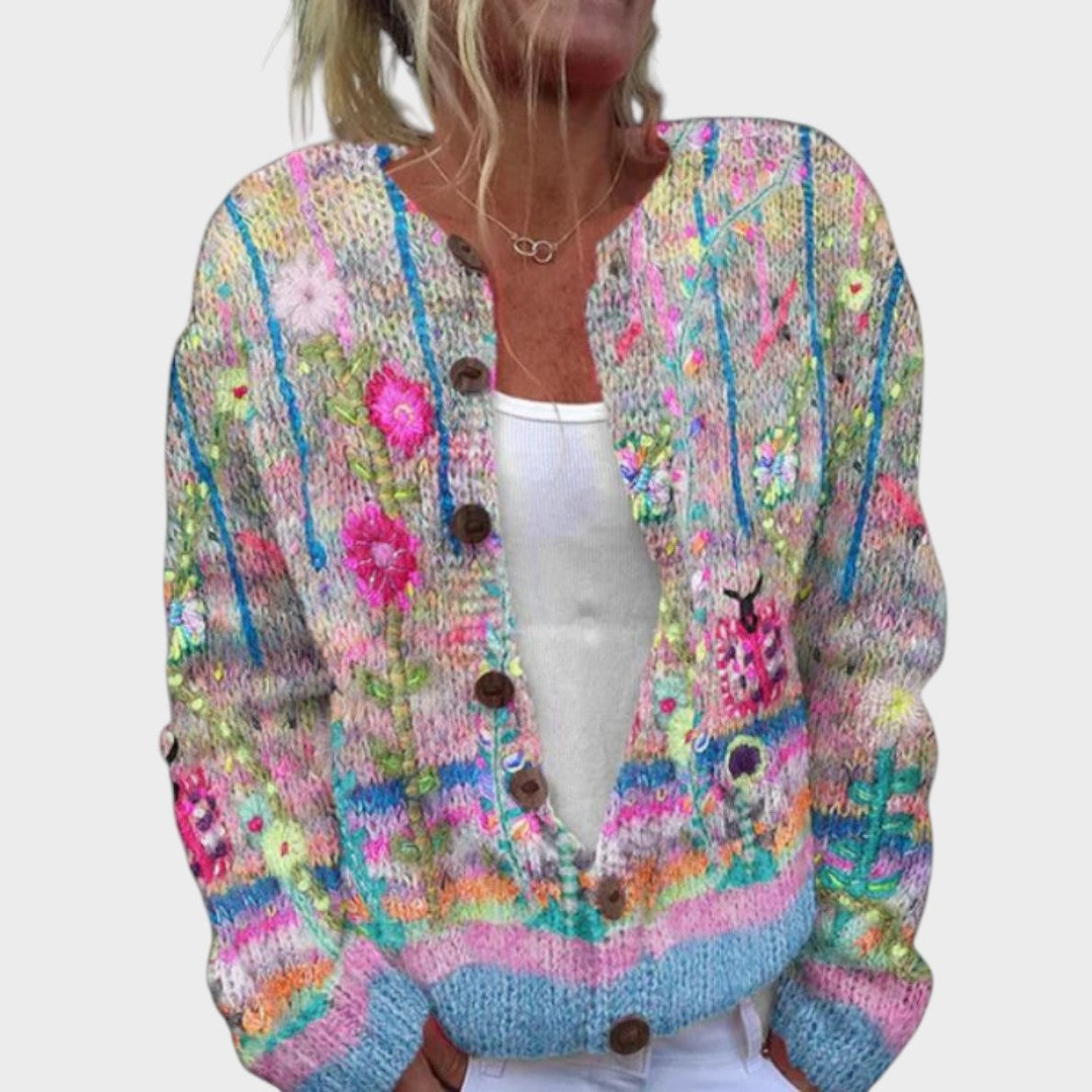 Women's button-up cardigan