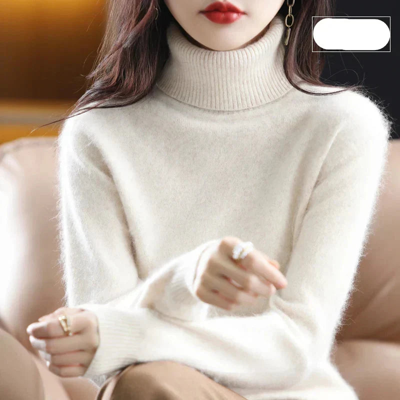 Cashmere Turtleneck Sweater til Kvinder