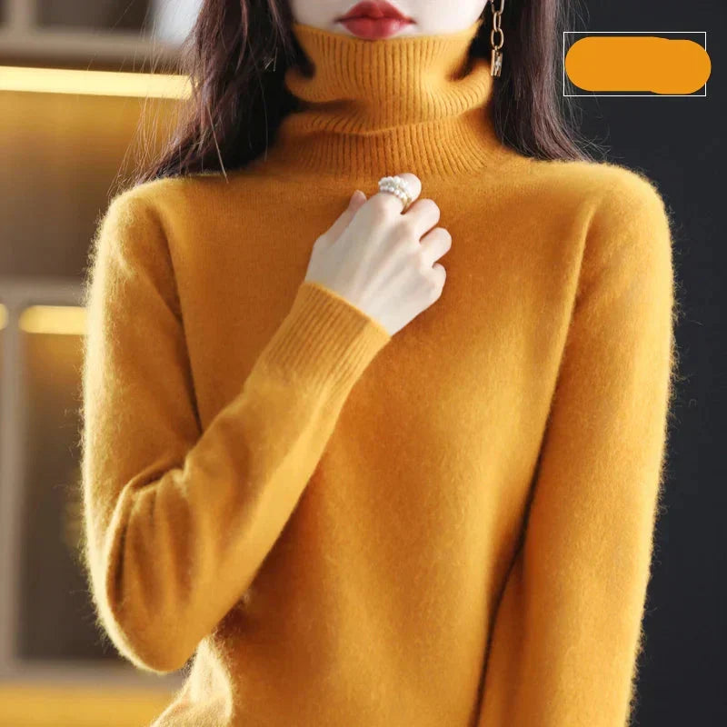 Cashmere Turtleneck Sweater til Kvinder