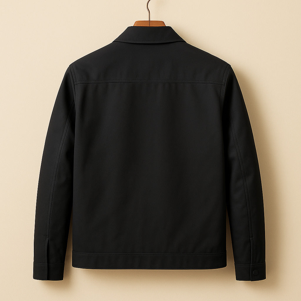 Men’s lined jacket with a zipper