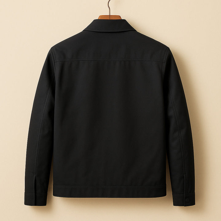 Men’s lined jacket with a zipper