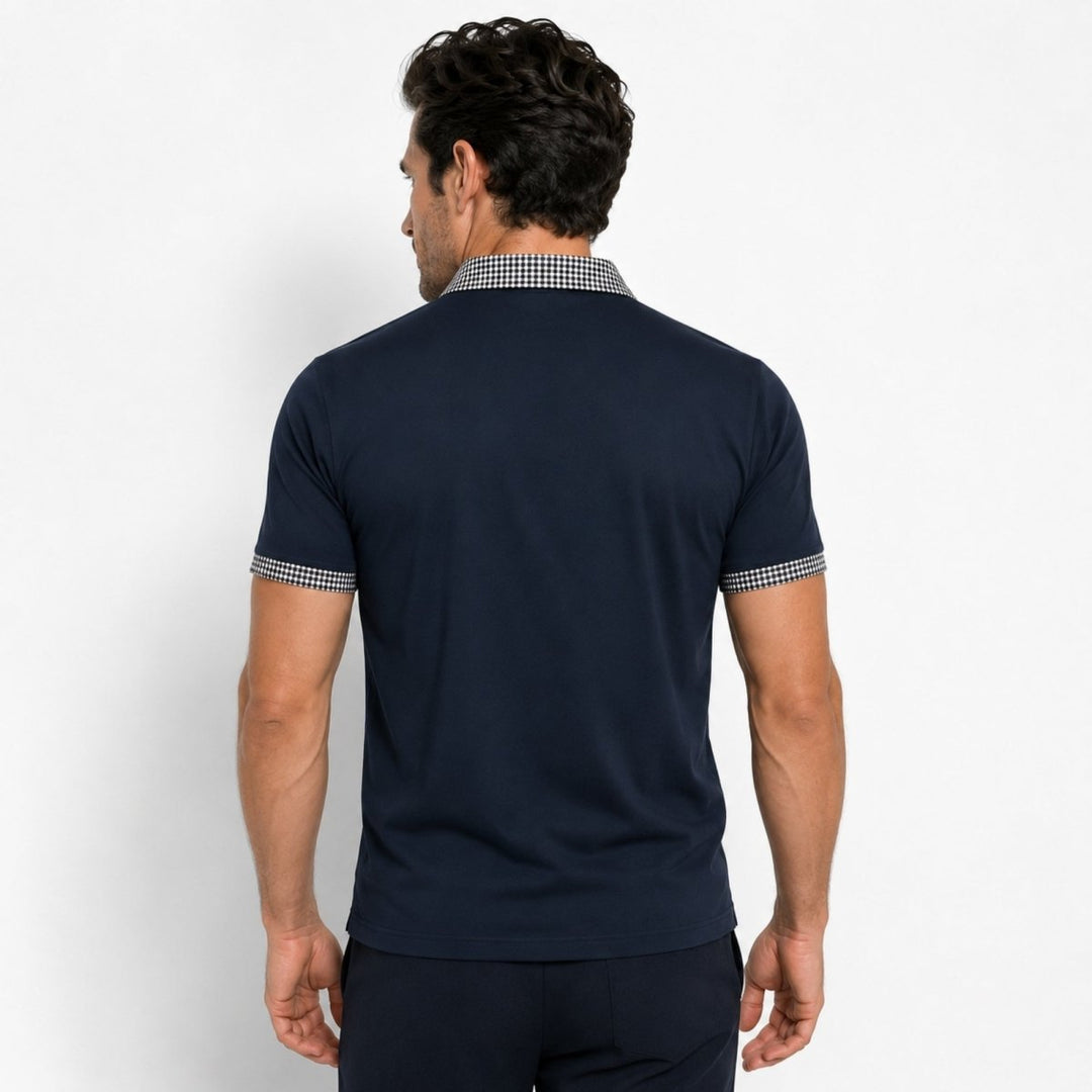 Polo T-shirt Med Krave Herre
