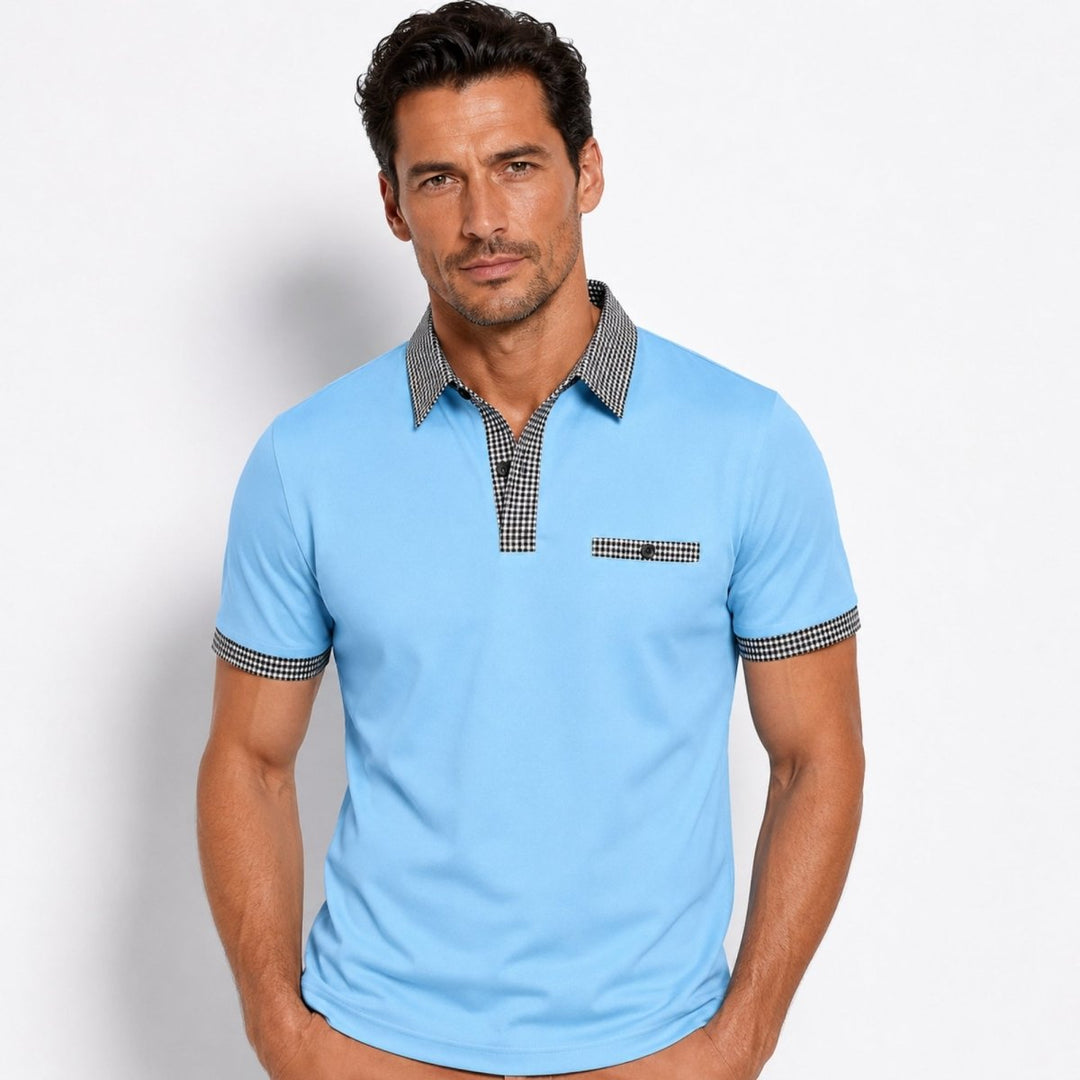 Polo T-shirt Med Krave Herre