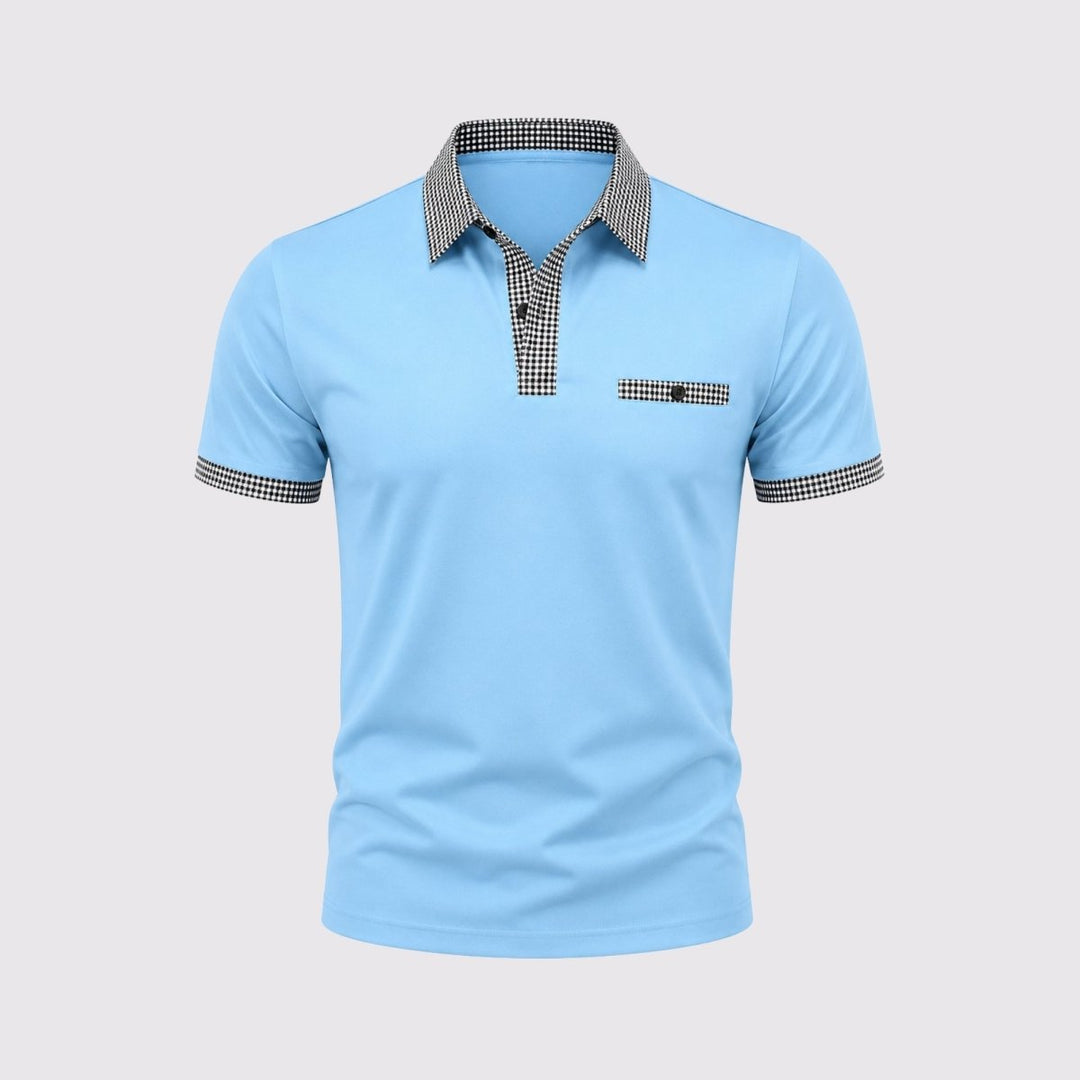Polo T-shirt Med Krave Herre