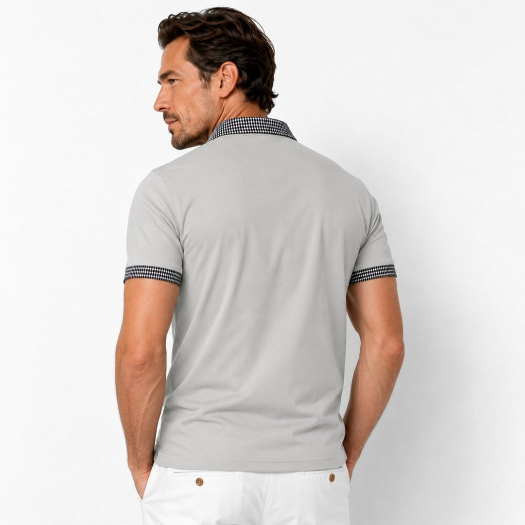 Polo T-shirt Med Krave Herre