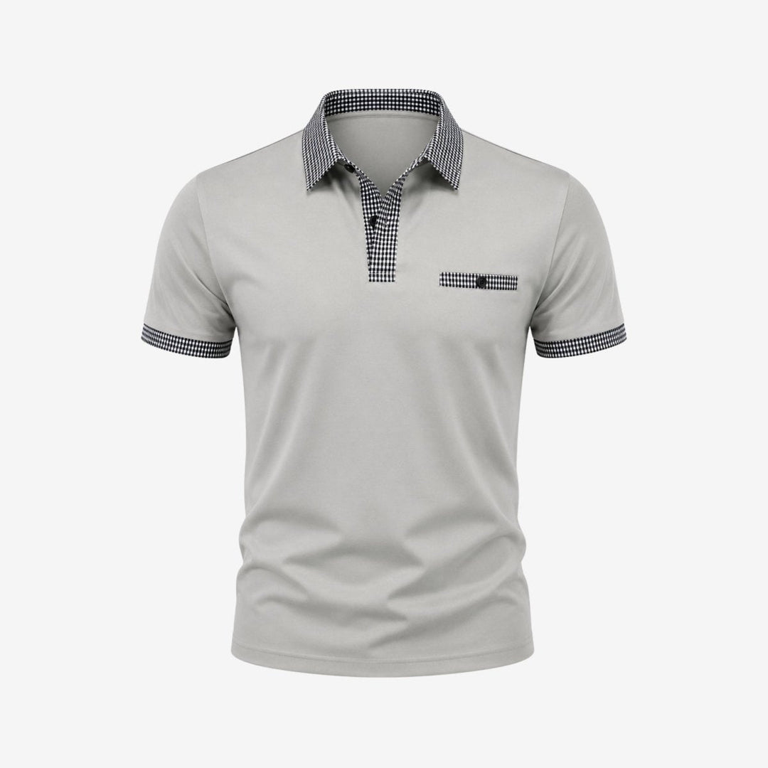 Polo T-shirt Med Krave Herre
