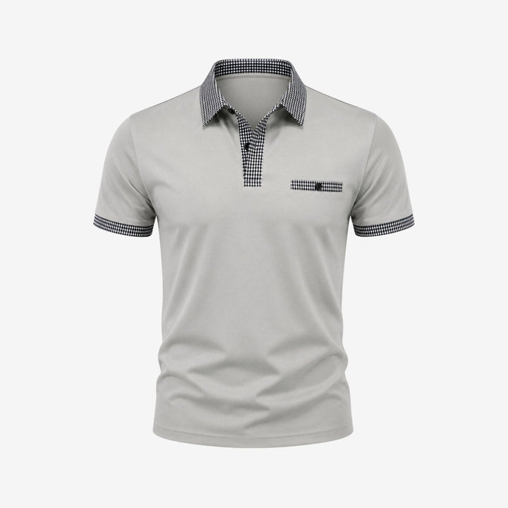 Polo T-shirt Med Krave Herre