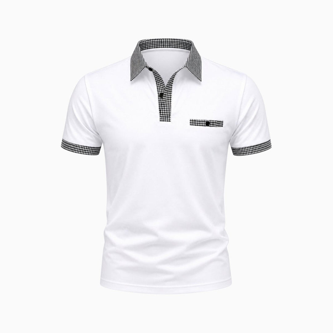 Polo T-shirt Med Krave Herre