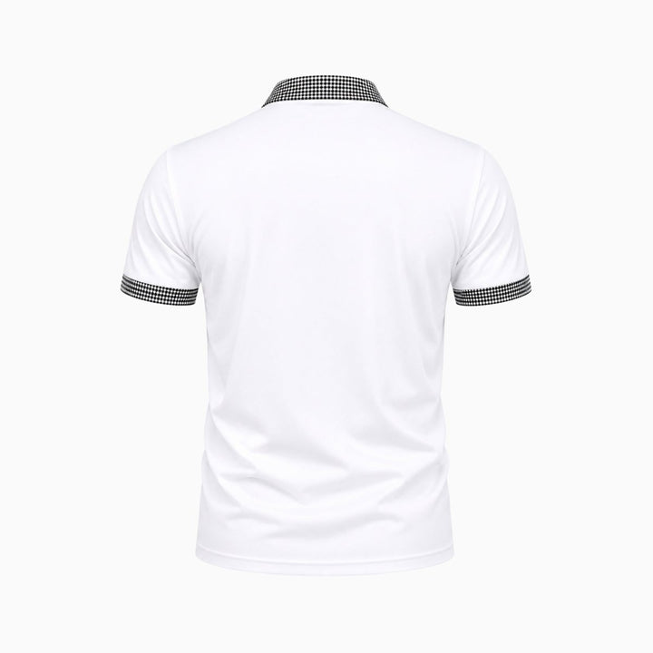 Polo T-shirt Med Krave Herre