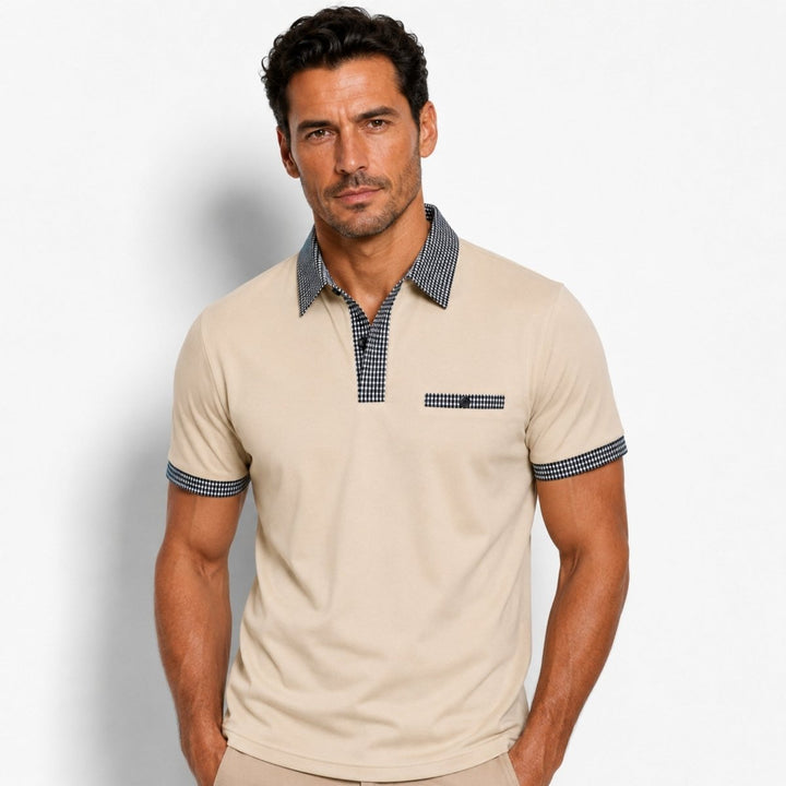 Polo T-shirt Med Krave Herre