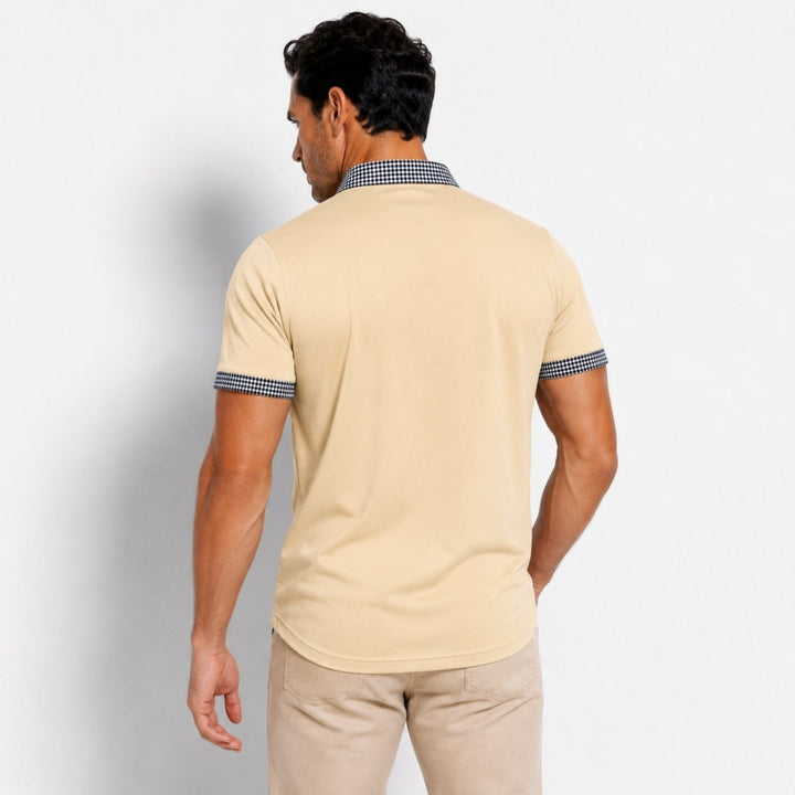 Polo T-shirt Med Krave Herre