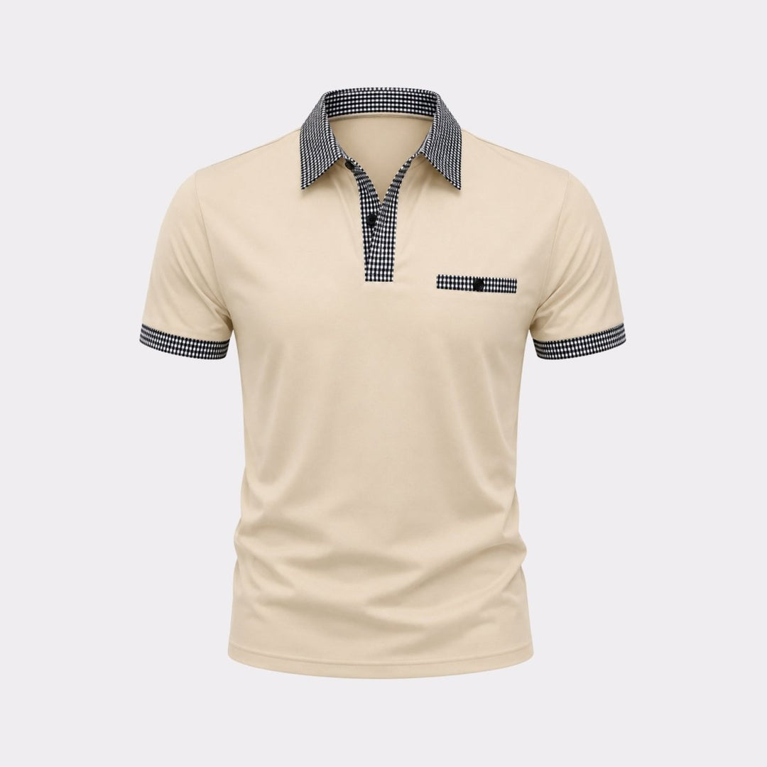 Polo T-shirt Med Krave Herre