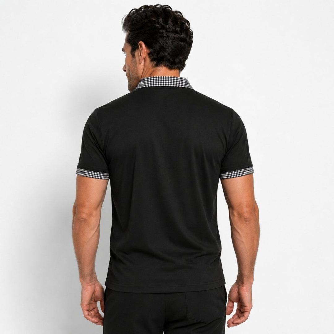 Polo T-shirt Med Krave Herre