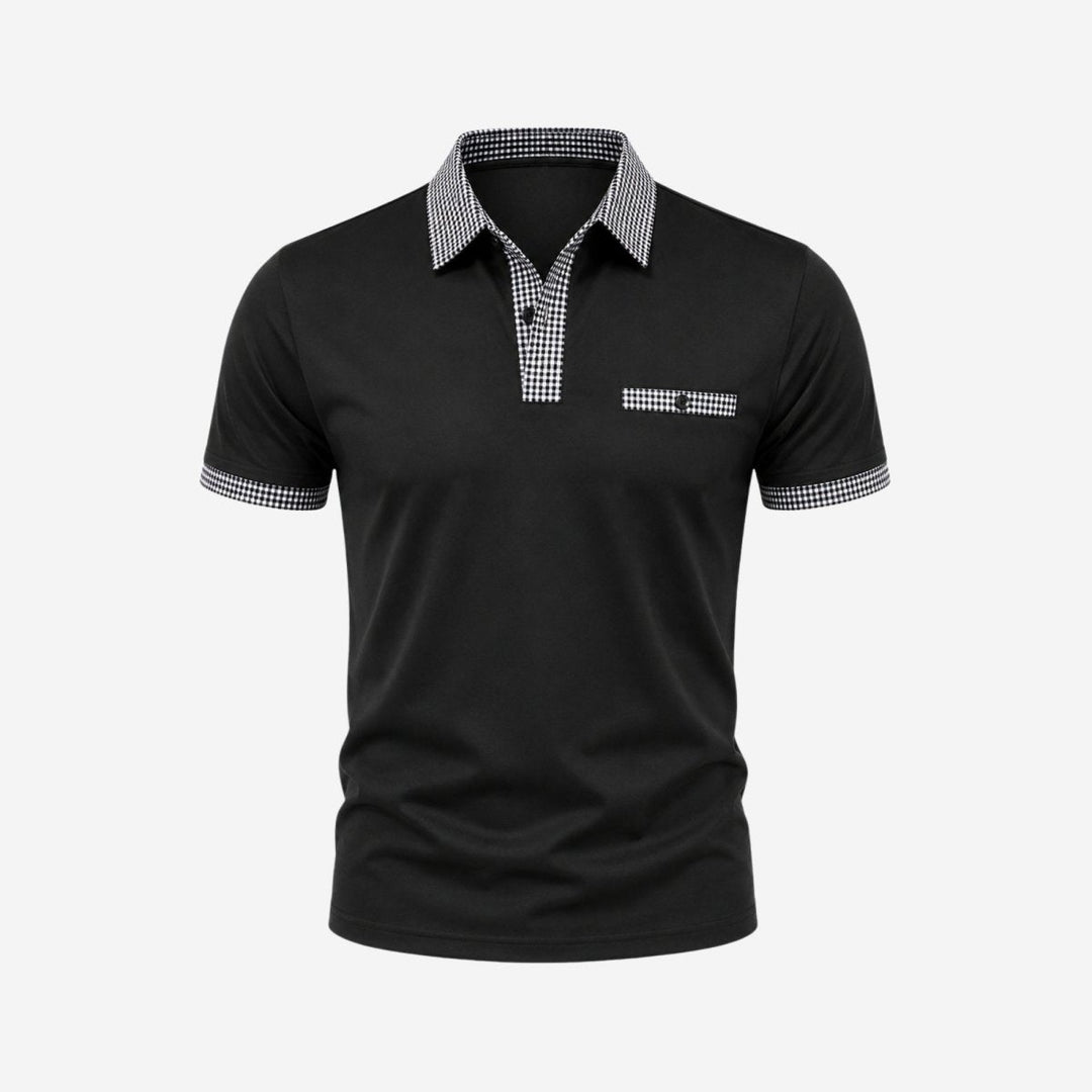 Polo T-shirt Med Krave Herre