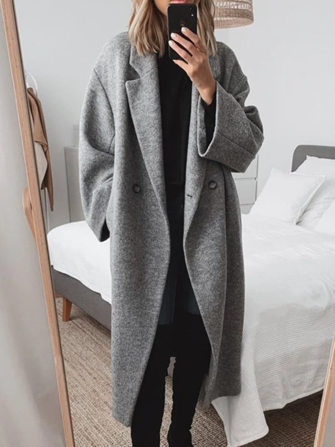 Classic tailored coat for women