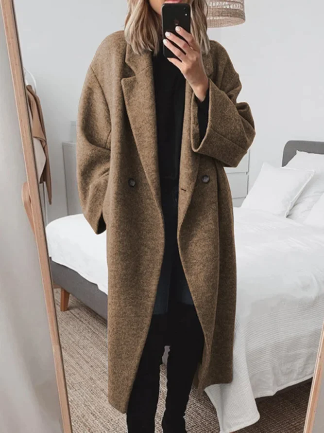 Classic tailored coat for women