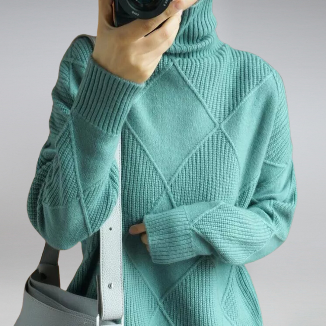 Women's Turtleneck Knit Sweater