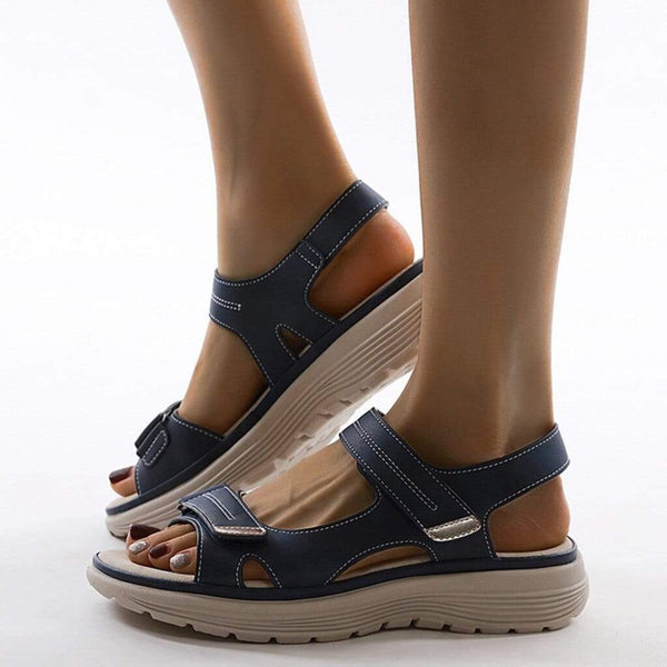 Komfortable Sandaler Med Velcrolukning