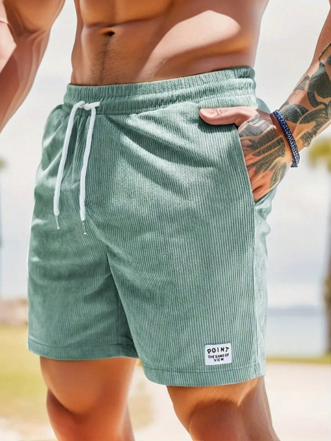 Afslappede Shorts med Snøre i Taljen til Herrer