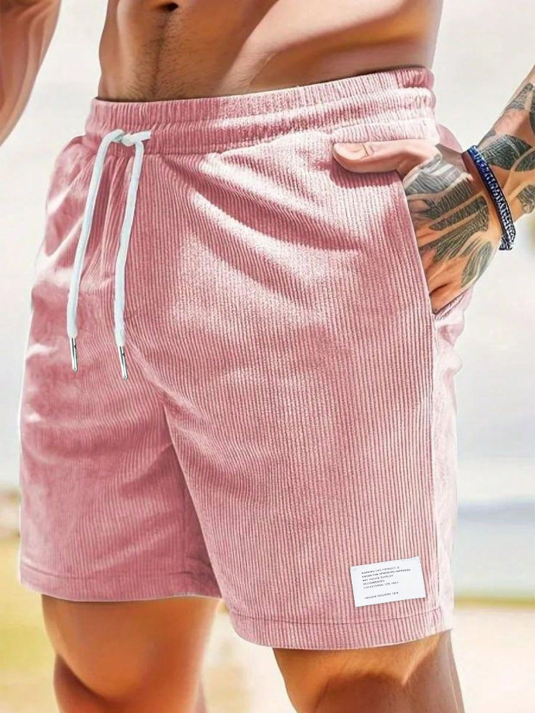 Afslappede Shorts med Snøre i Taljen til Herrer