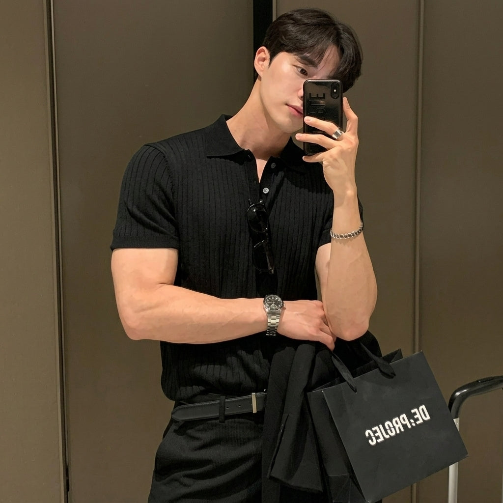 Piqué Polo Shirt for Men