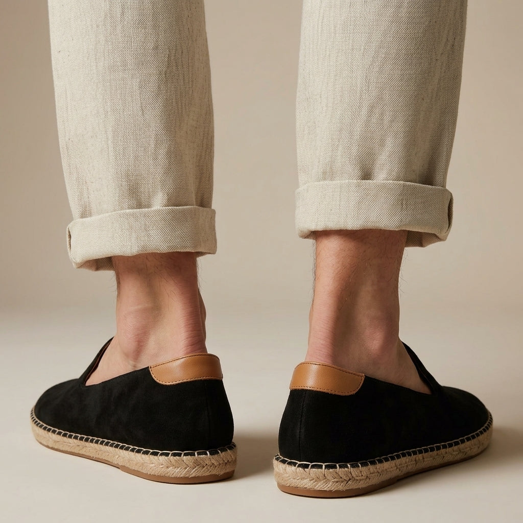 Men's Classic Slip-On Espadrilles for Warm Days