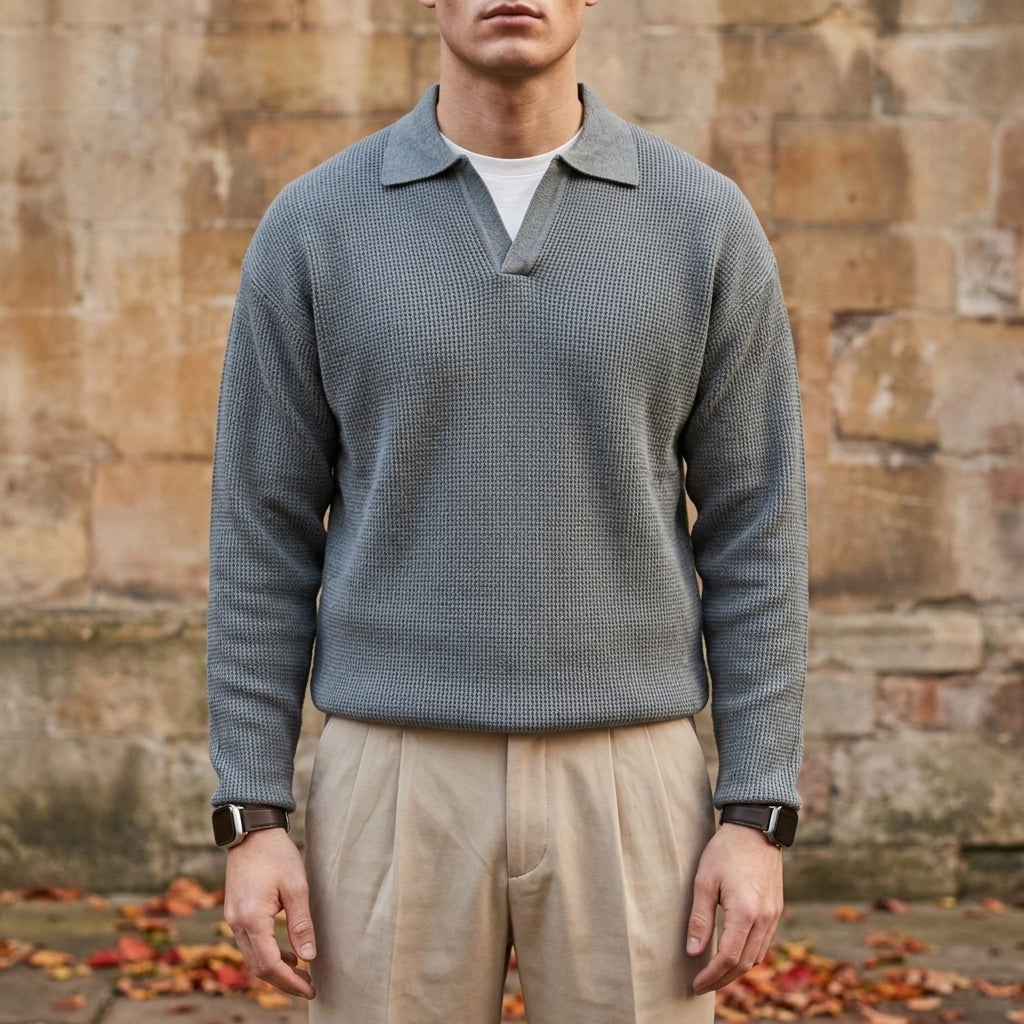 Men's Polo Sweater