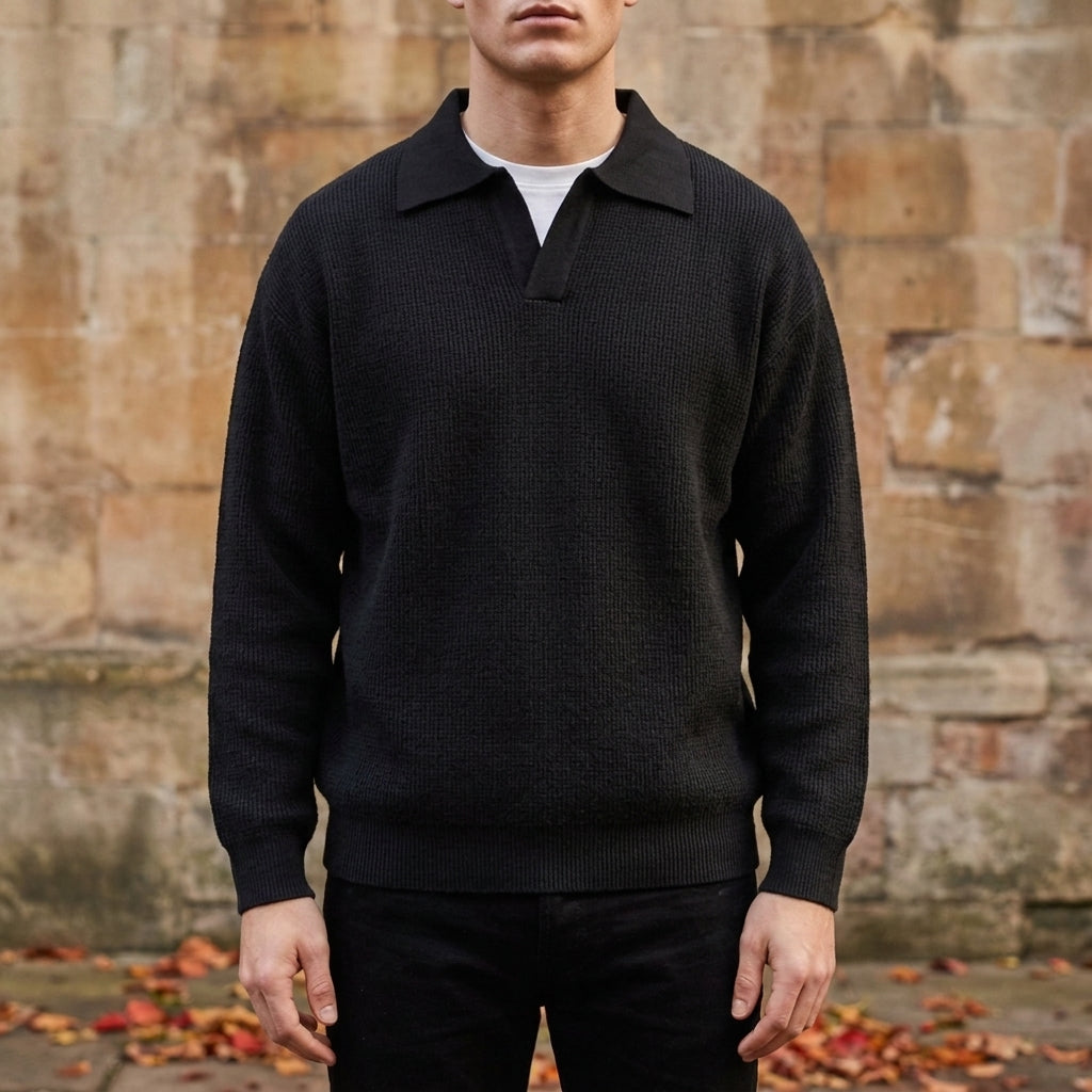 Men's Polo Sweater