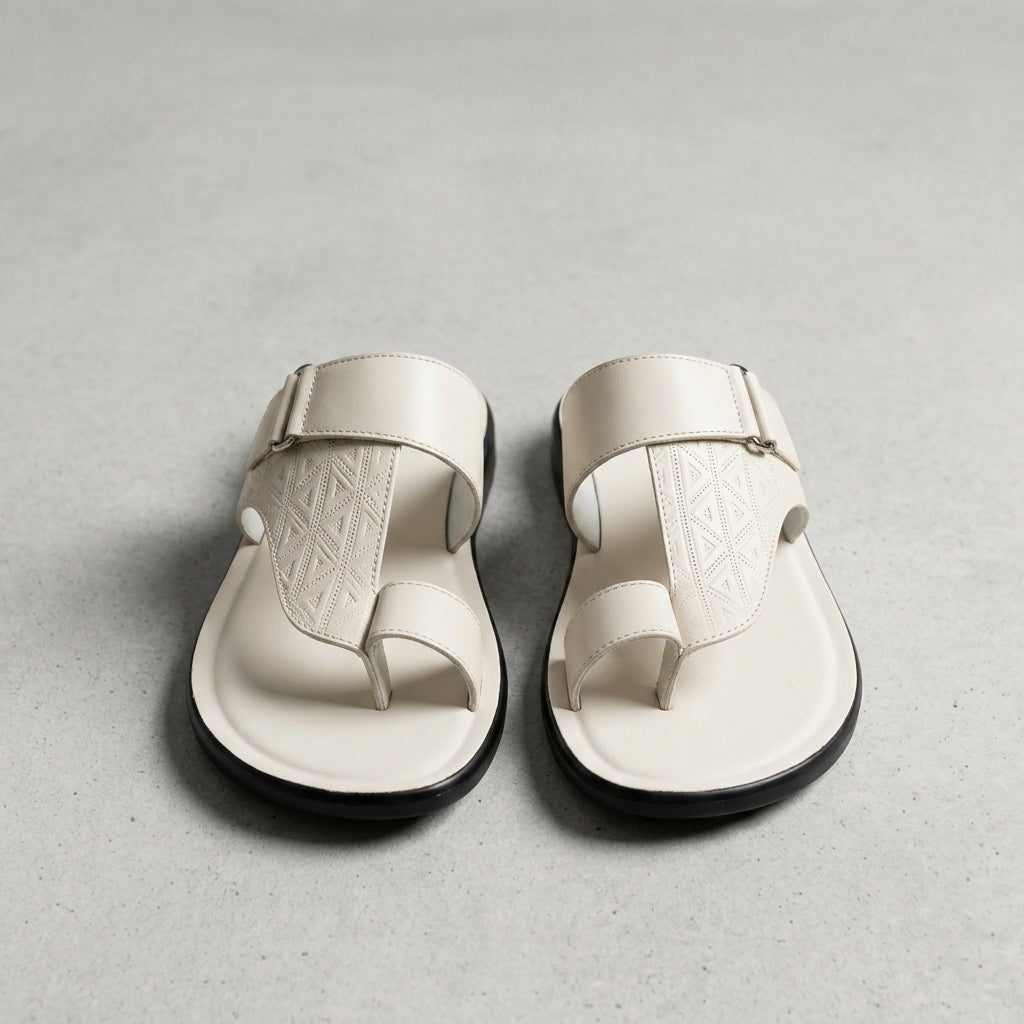 Leather Toe-Strap Sandals for Men