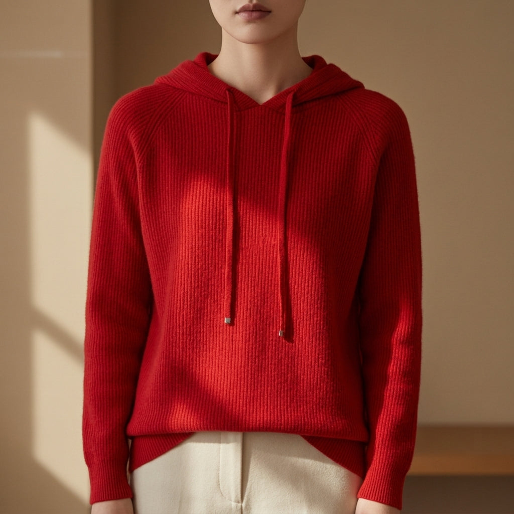 Ribbed Hoodie for Women