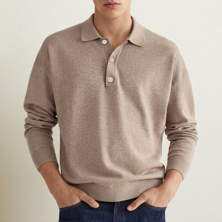 Knitted Polo Shirt for Men