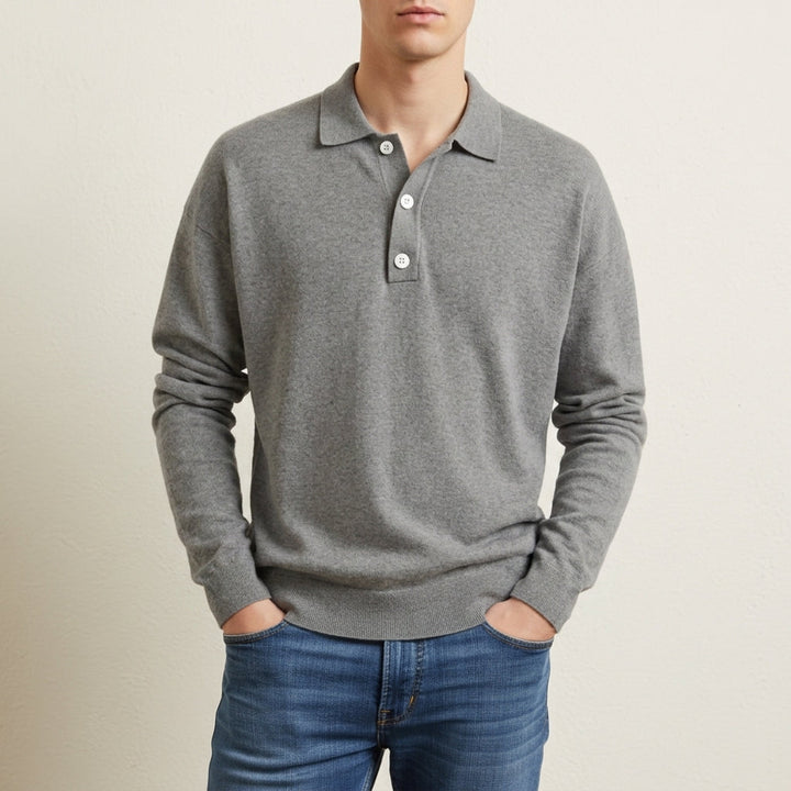 Knitted Polo Shirt for Men