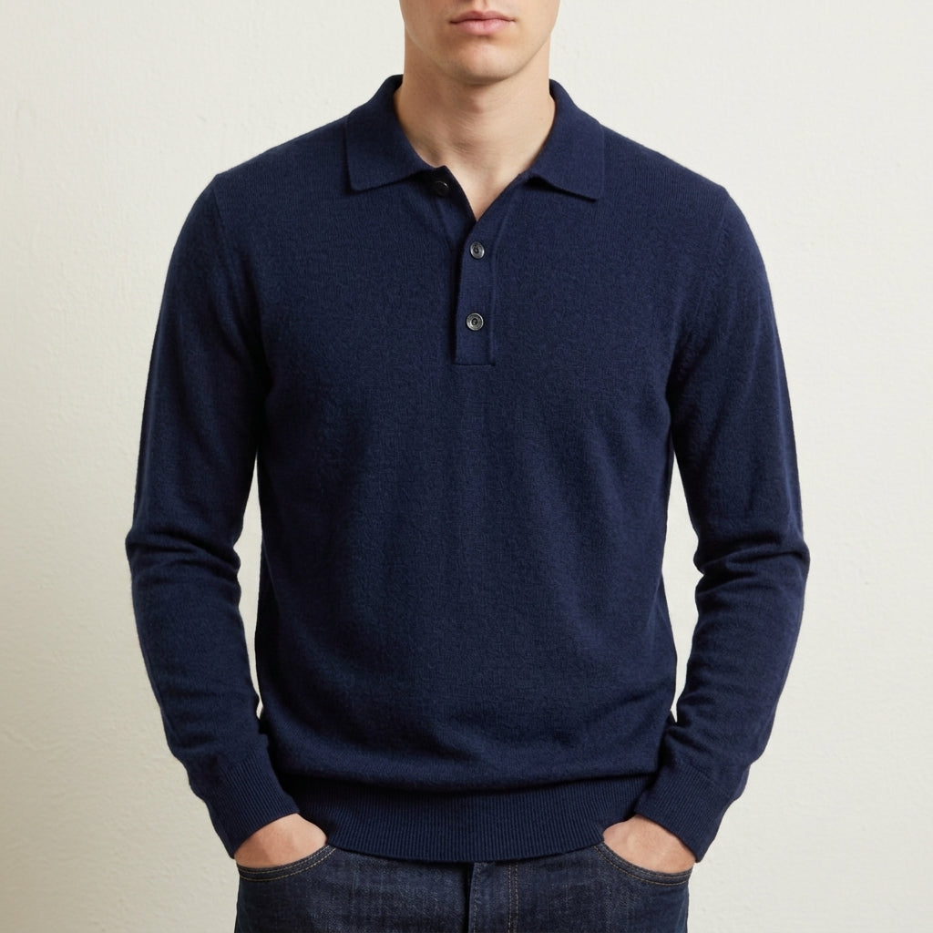 Knitted Polo Shirt for Men