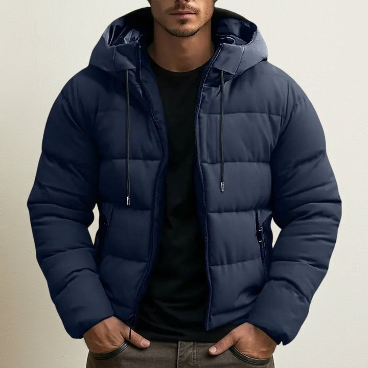 Quilted down jacket for men
