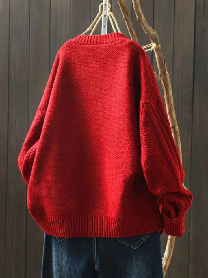Cable-Knit Cardigan for Women