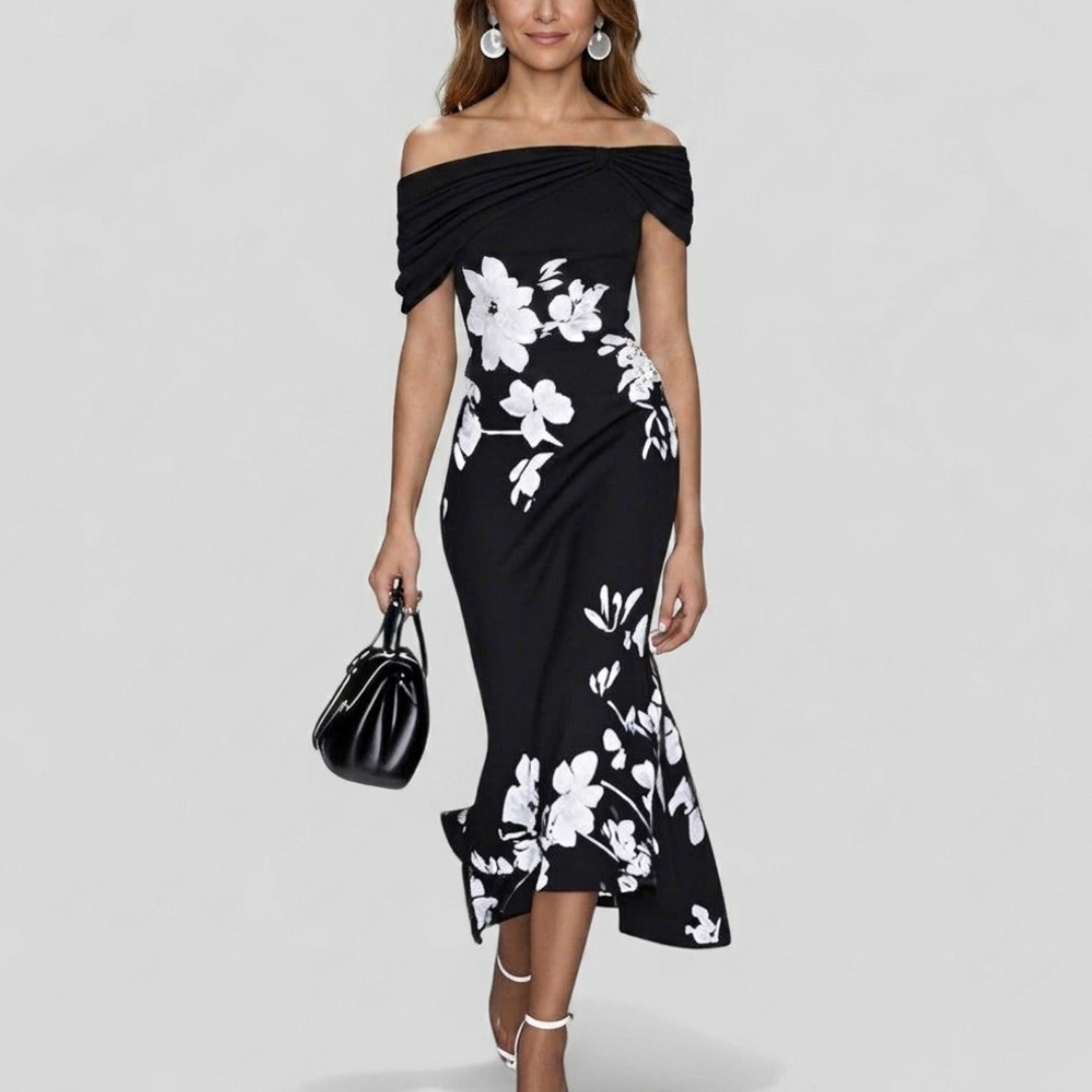 Elegant midi dress for women