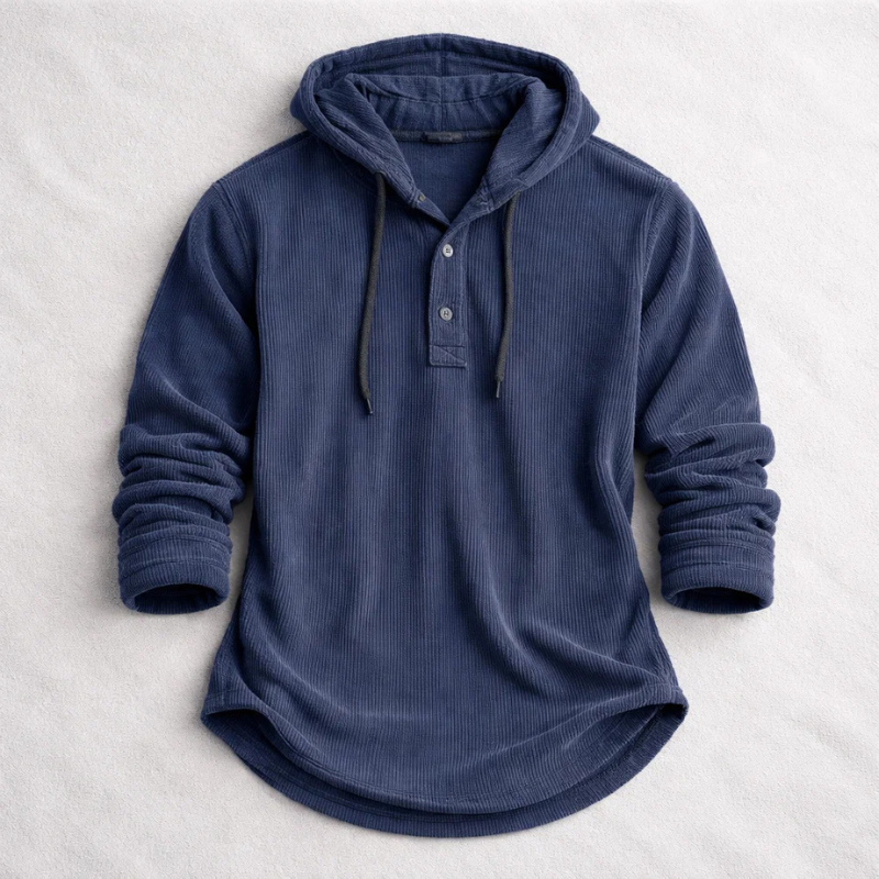 Men's velvet jacket with hood