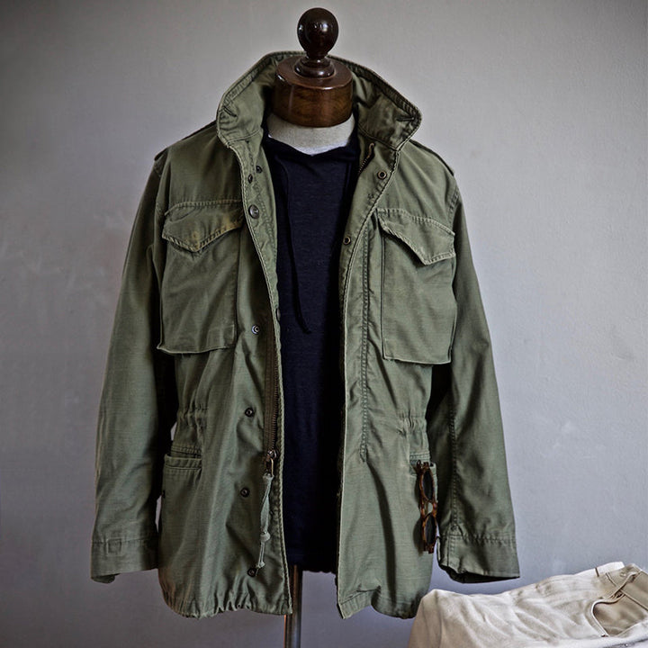 M-65 field jacket with flap pockets for men