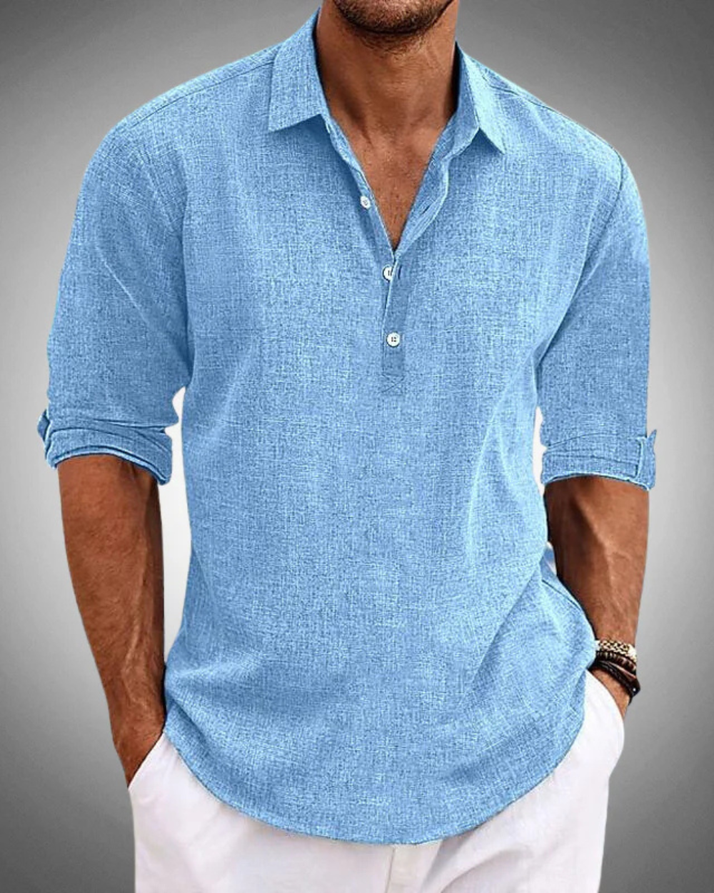 Classic Short-Sleeved Shirt for Men