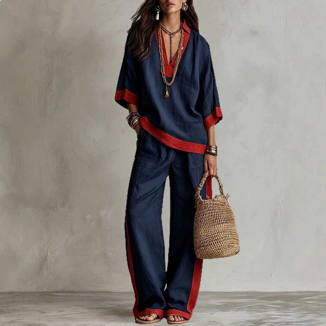 Breathable Two-Piece Set for Women