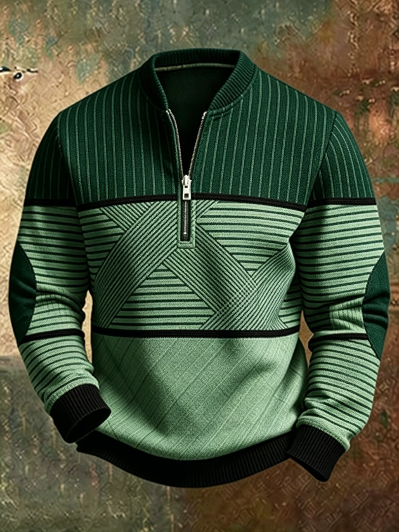 Half-Zip Sweater til Herrer