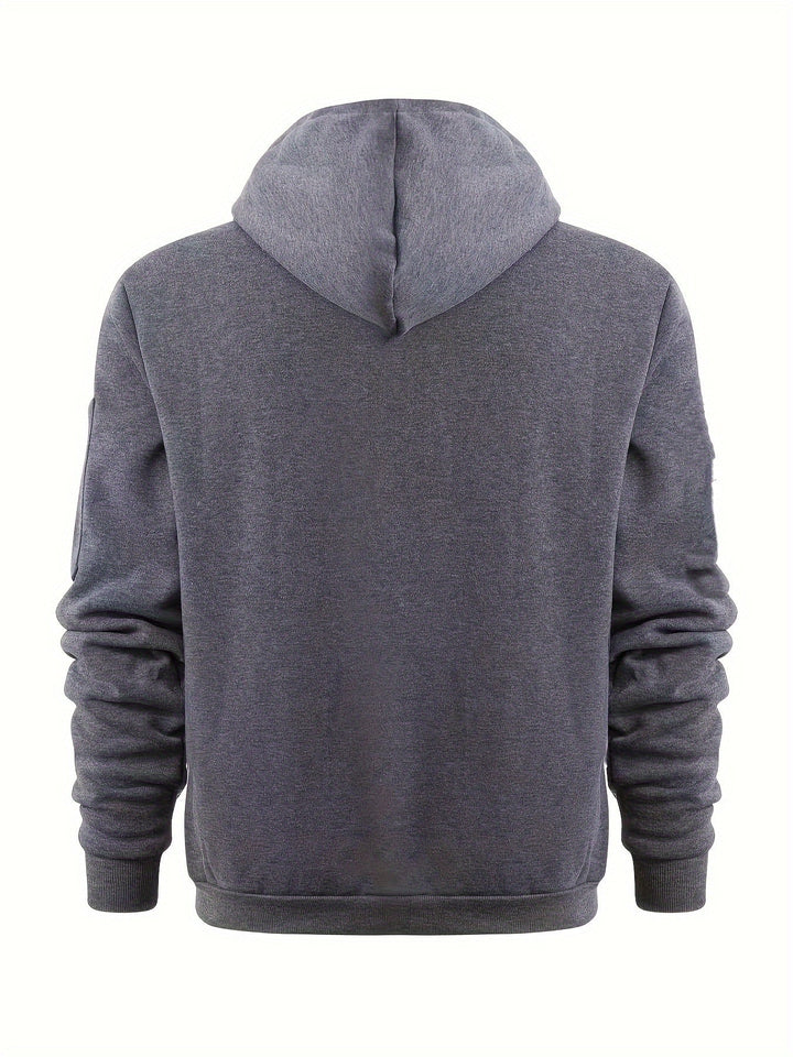Men's zip-up hoodie