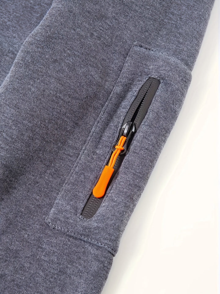 Men's zip-up hoodie