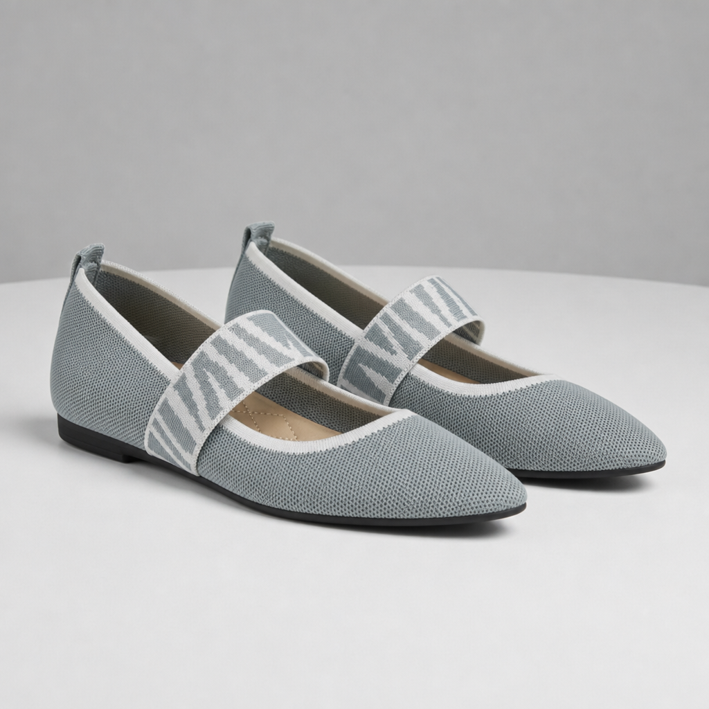 Knitted Mary Jane Shoes for Women