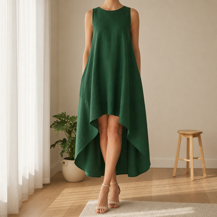 Asymmetrical Midi Dress for Women