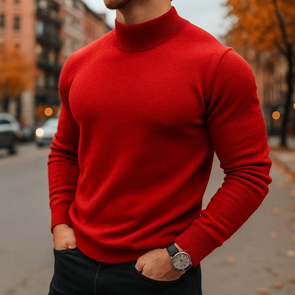 Knitted sweater for men
