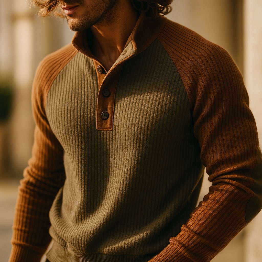 Cable-Knit Sweater for Men
