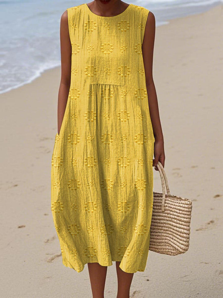 Sleeveless Dress with Pockets for Women