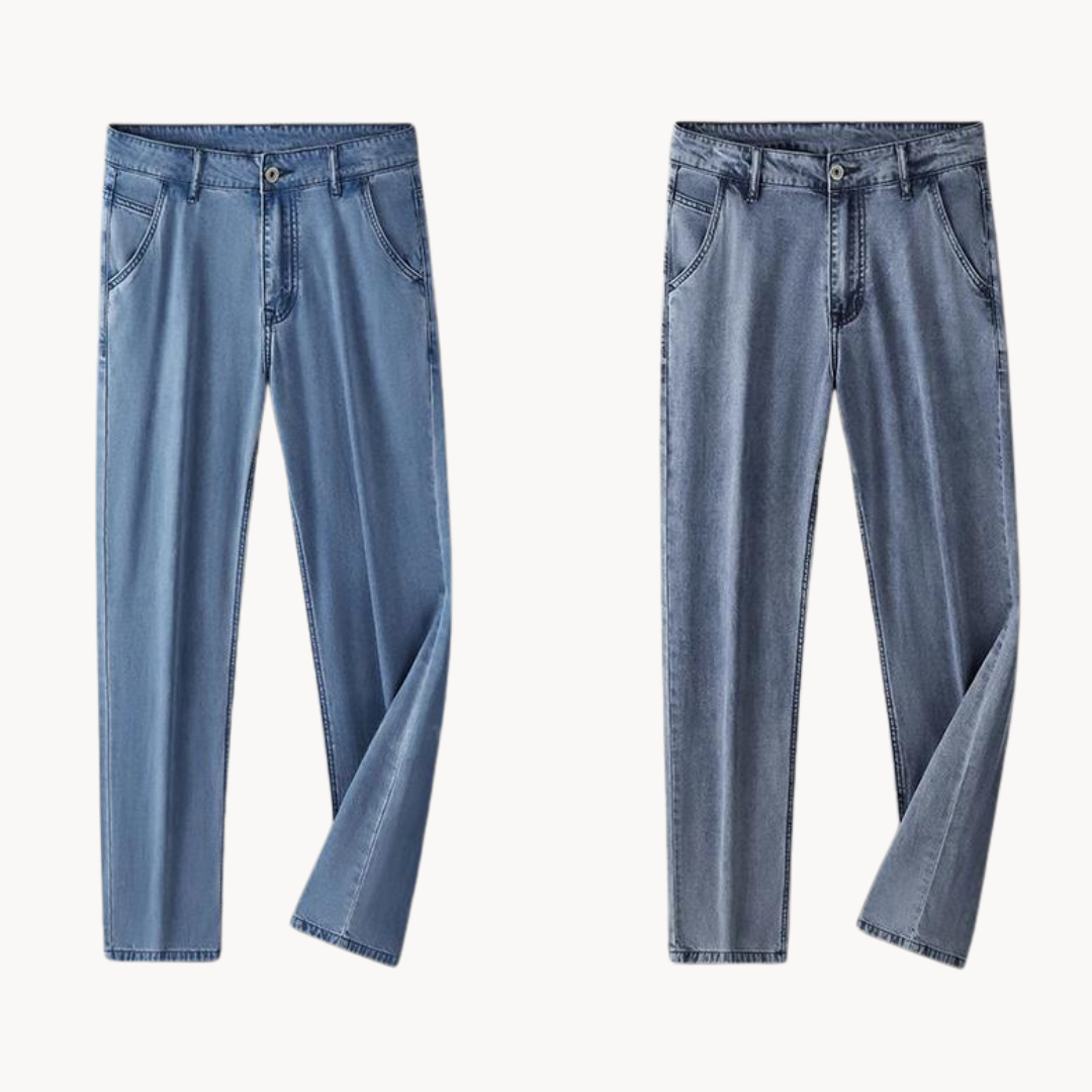 Herre denim jeans i klassisk pasform